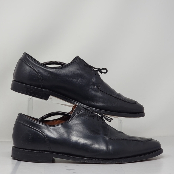 ALLEN EDMONDS La Salle Men\'s Shoes Leather Black Calf Oxford 4308 Size 13D Used main image 4